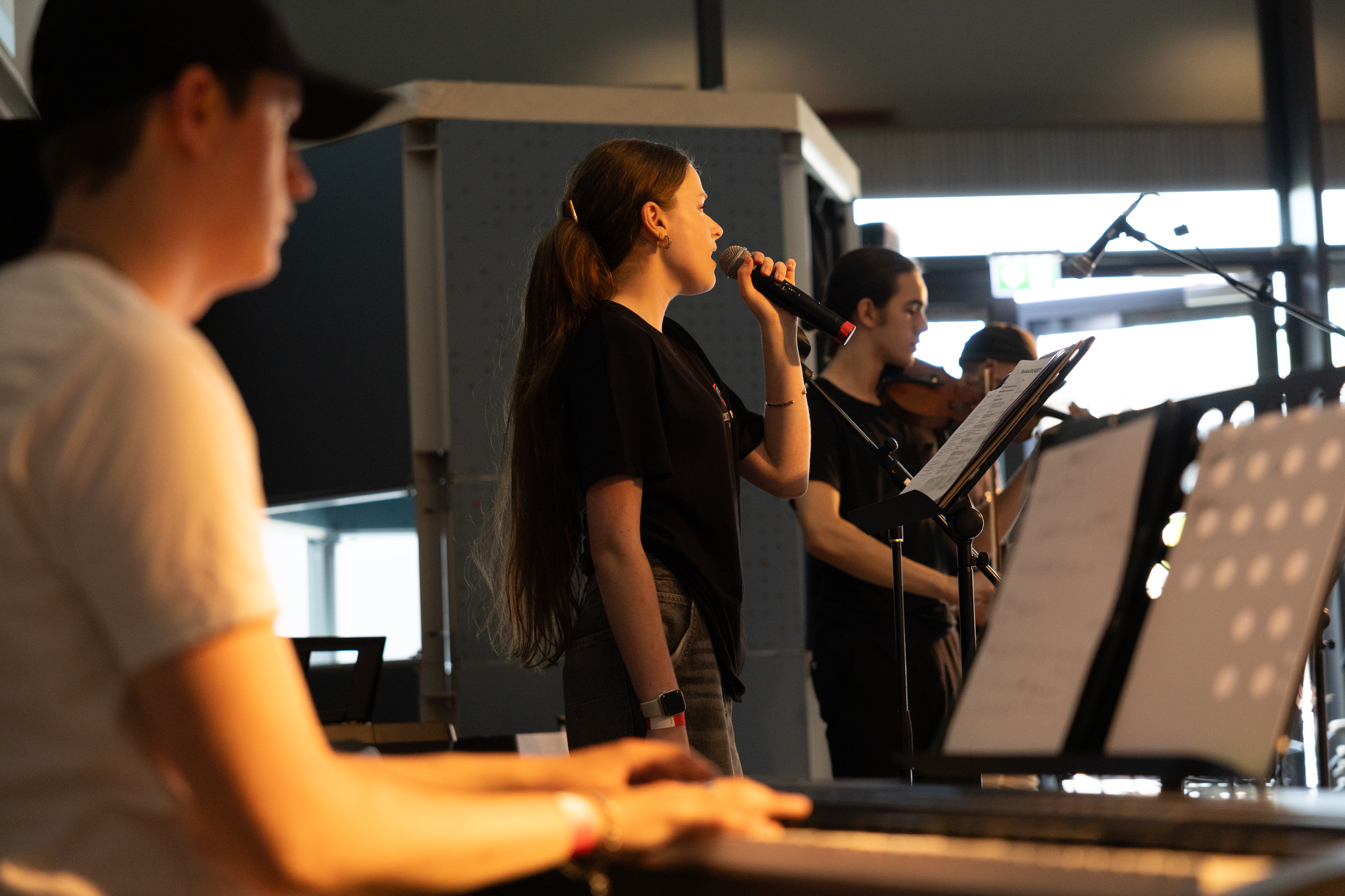 Fokuslinje spiller koncert på hedensted skole
